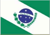 Foto da bandeira da Federação Paranaense de Paraquedismo