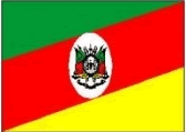 Foto da bandeira da Federação Gaúcha de Paraquedismo